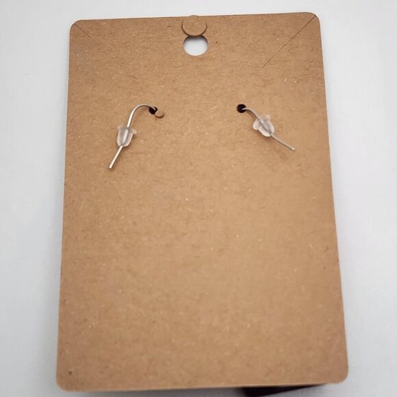 Mini-Brands "Bull's Eye BBQ Sauce" Stainless Steel Fishhook Earrings - Picture 3 of 3